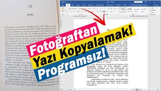 Fotoğraftan Yazı Kopyalamak  Fotoğraftaki Yazıyı Metne Çevirme  Programsız [upl. by Assi933]