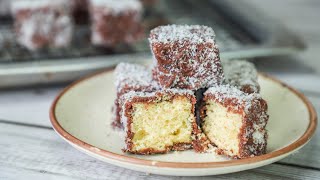 Lamington Cake Recipe  How To Make Lamingtons  Lamingtons Recipe [upl. by Strepphon388]