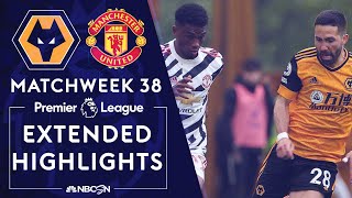 Wolves v Manchester United  PREMIER LEAGUE HIGHLIGHTS  5232021  NBC Sports [upl. by Stutman698]