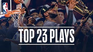 LeBron James Top 23 Plays with the Cleveland Cavaliers [upl. by Aticnemrac]