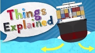 How Do Ships Float  Things Explained Buoyancy [upl. by Iddo]