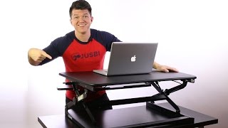 Flexispot SitStand Desk Riser  Unboxing and Review [upl. by Honebein16]