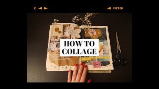 how to collage 🌙 tips  tricks [upl. by Ahsiken373]