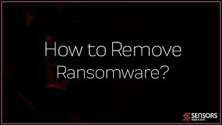 How to Remove a Ransomware Virus Windows [upl. by Nylitak]