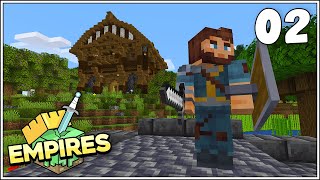 Empires SMP  Librarian Villager Trading Hall  Ep2 Minecraft 117 Survival Lets Play [upl. by Gunner]