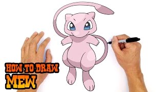 How to Draw Pokemon  Mew [upl. by Notlil590]