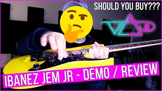 IBANEZ JEM JR  DEMO  REVIEW [upl. by Flavius]