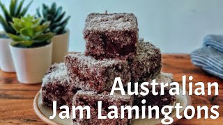 Australian Lamingtons recipe  Jam Lamingtons Recipe [upl. by Savage]