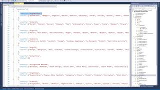 Parse JSON file in ASPNET CORE and display the data in the webpage [upl. by Nhepets]