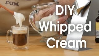 DIY whipped cream in 60 seconds [upl. by Lucania]