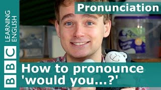 Pronunciation How to pronounce would you [upl. by Nyltiac]