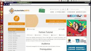 Fortran Programming Tutorials Revised  004  Online Resources [upl. by Javed]