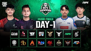 PUBG Mobile NEPX Showdown  Grand Finals Day 1 [upl. by Elamaj878]