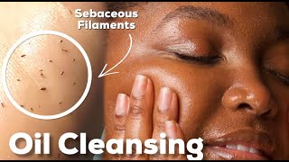 ESTHETICIAN APPROVED OIL CLEANSING GUIDE FOR ALL SKIN TYPES  ACNE OILY DRY COMBO [upl. by Ginsburg]