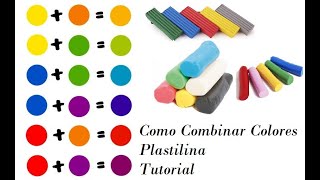 Como combinar colores con plastilina [upl. by Ahsiadal]