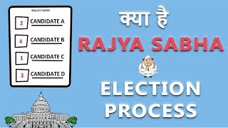 Rajya Sabha Election Process  Single Transferable Vote  Easy Explanation Hindi [upl. by Anitsrik933]