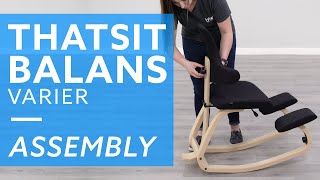 How To Varier Thatsit Balans Kneeling Chair Assembly [upl. by Liatris]