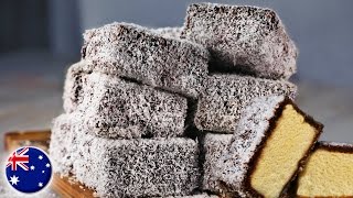 How to Make Lamingtons  MOST FAMOUS AUSTRALIAN RECIPE [upl. by Vaules]