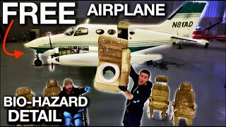 FREE Abandoned Airplane Detail with Rebuild Rescue 401 Cessna [upl. by Suirradal]