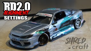 Yokomo RD 20 Alignment Settings rcdrift [upl. by Mariam]