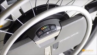 WheelDrive power assist for wheelchairs Go further [upl. by Ellenej]