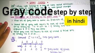 Gray code  in both Hindi n english lecture [upl. by Aili758]