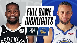 NETS at WARRIORS  FULL GAME HIGHLIGHTS  February 13 2021 [upl. by Initirb]