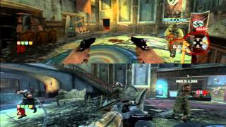 CoD Black Ops  Zombies  Kino Der Toten Co op Split Screen Rounds 140 [upl. by Noseaj]