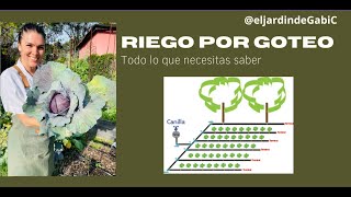 RIEGO por GOTEO cómo realizarlo de manera muy fácil para tu huerta o jardín [upl. by Wolfie55]