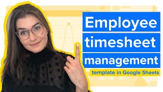 Employee timesheet template in Google Sheets [upl. by Gemmell344]