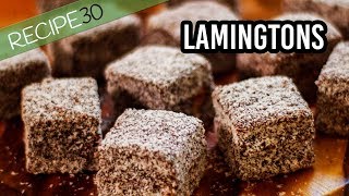 How to make Australian Chocolate Lamingtons [upl. by Korney816]