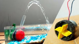 Como Hacer una Mini BOMBA DE AGUA para Fuente Fácil Sumergible [upl. by Bondy]