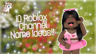 10 Roblox Channel Name Ideas  aruiiella [upl. by Aehsat641]