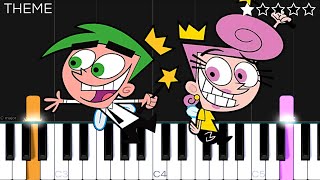 Fairly Odd Parents  Theme Song  EASY Piano Tutorial [upl. by Vassaux904]