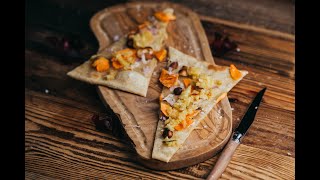 Flammkuchen vegetarisch [upl. by Fitalludba]