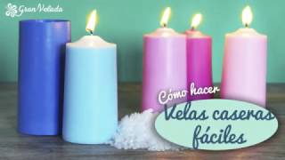 Velas Caseras fáciles [upl. by Boleyn]