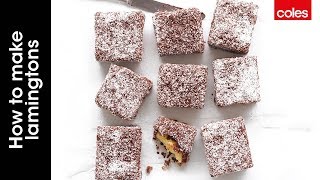 How to make lamingtons [upl. by Eitsyrhc]