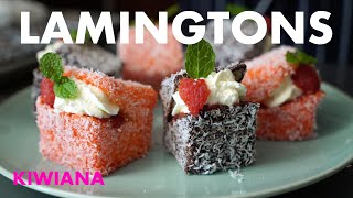 How To Make The Perfect Lamingtons  Kiwiana [upl. by Johm]