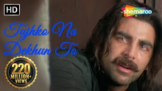 Tujhko Na Dekhun To Ji Ghabrata  Jaanwar Songs HD  Akshay Kumar  Udit Narayan  90s Song [upl. by Laurena]