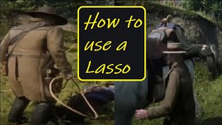 RDR2 How to use a lasso [upl. by Alleram]