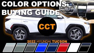 2022 Hyundai Tucson  Color Options Buying Guide [upl. by Llehsam]