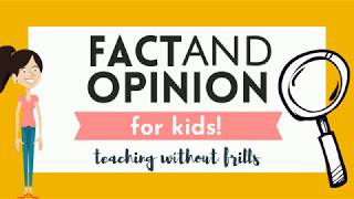 Fact or Opinion for Kids UPDATED [upl. by Adnama648]