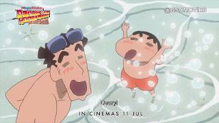 CRAYON SHINCHAN DANGEROUS HONEYMOON THE LOST DADDY Official Trailer  In Cinemas 11 July 2019 [upl. by Schrader]