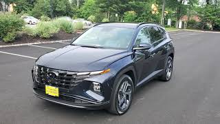 2022 Hyundai Tucson Hybrid Limited in Deep Sea exterior [upl. by Dedrick]