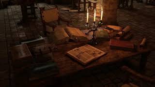 Medieval Scriptorium in the 1400s Ambience [upl. by Evie]