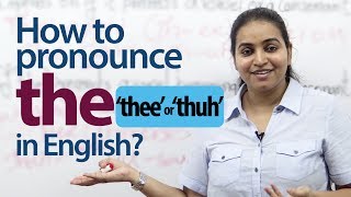 How to Pronounce quotthequot in English  English Pronunciation amp Grammar lesson [upl. by Notlrac]