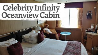 Celebrity Infinity Ocean View Cabin 2101 Tour [upl. by Aligna]