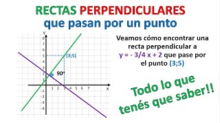 RECTAS PERPENDICULARES [upl. by Mehcanem]