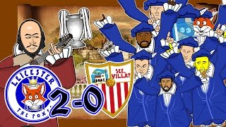 LEICESTER vs SEVILLA🦊What Do Shakespeares Foxes Say🦊20 Champions League 2017 Goals Highlights [upl. by Johnson56]