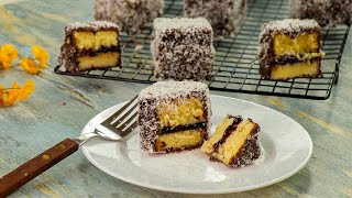 Lamingtons Recipe By SooperChef [upl. by Bartholomew]